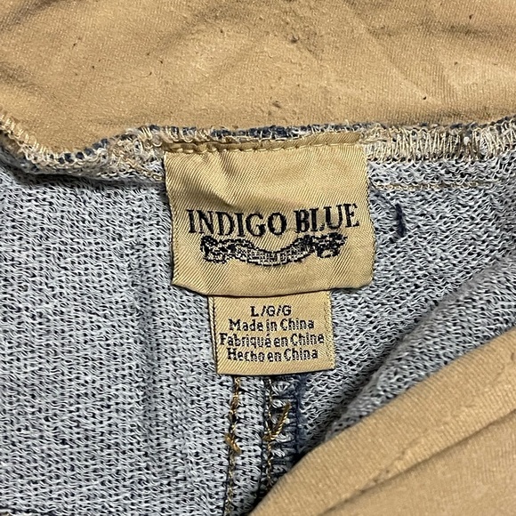 Indigo Blue Maternity Skinny Jeans. Size Large - Picture 3 of 3